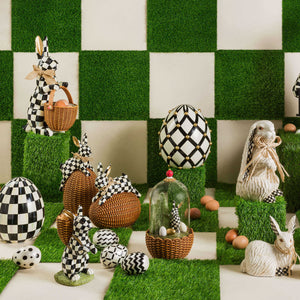 MacKenzie-Childs Basket Bunny Cloche