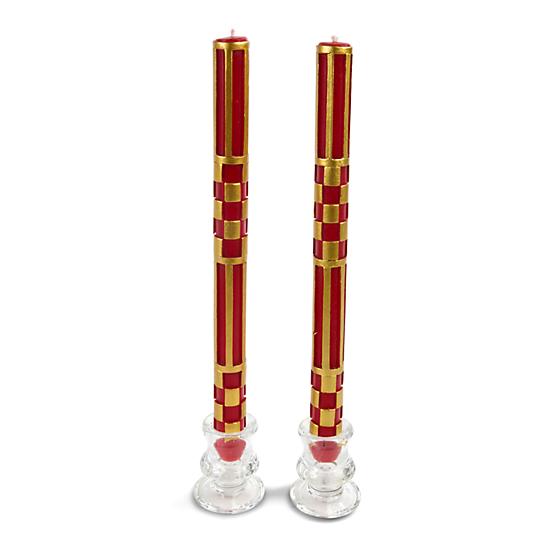 https://www.janeleslieco.com/products/mackenzie-childs-glow-check-stripe-dinner-candles-red-set-of-2