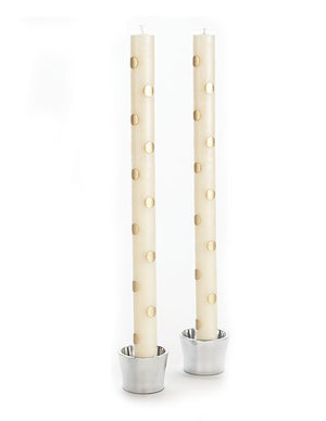 https://www.janeleslieco.com/products/Mackenzie-Childs Glow-gold-dots-taper-candles