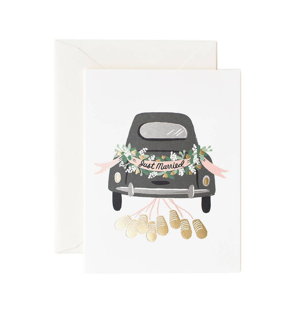 Rifle Paper Co. Just Married Getaway Card