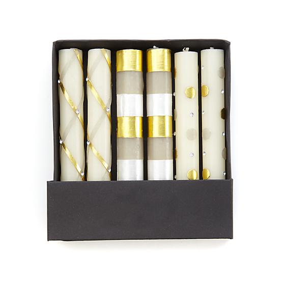 https://www.janeleslieco.com/products/mackenzie-childs-mini-dinner-candles-gold-grey-set-of-6