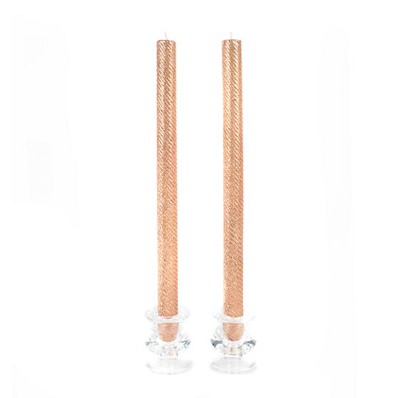 https://www.janeleslieco.com/products/mackenzie-childs-glow-shimmer-dinner-candles-rose-gold-set-of-2