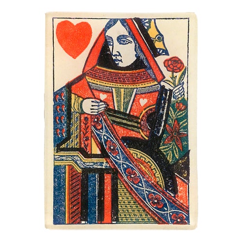 John Derian Naive Queens Heart 3.5 x 5" Tiny Rect. Tray